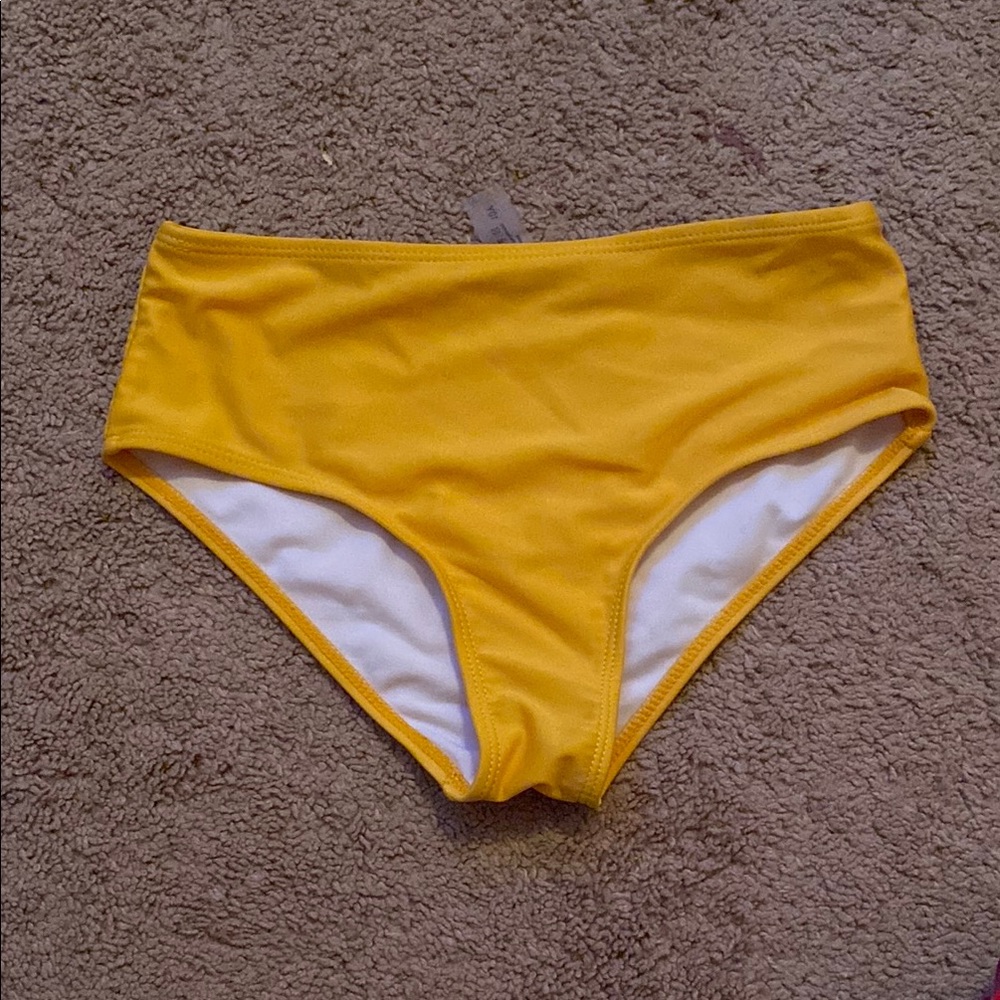 SHEIN Yellow Bikini Bottom